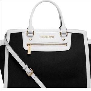 MK color blocked purse NWT